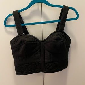 Clover Bustier Top and Mixed Media Skirt